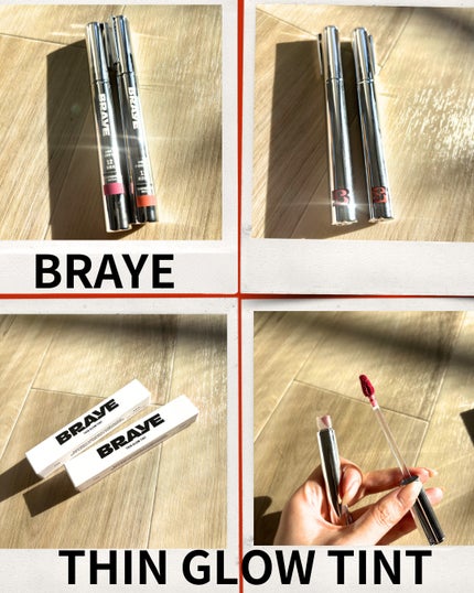 THIN GLOW TINT/BRAYE/口紅を使ったクチコミ(1枚目)