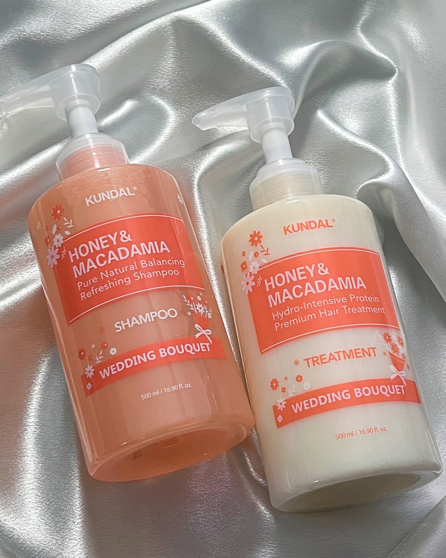 ハニー&マカデミア シャンプー&トリートメント『ウェディングブーケの香り』/KUNDAL/市販シャンプーを使ったクチコミ(3枚目)