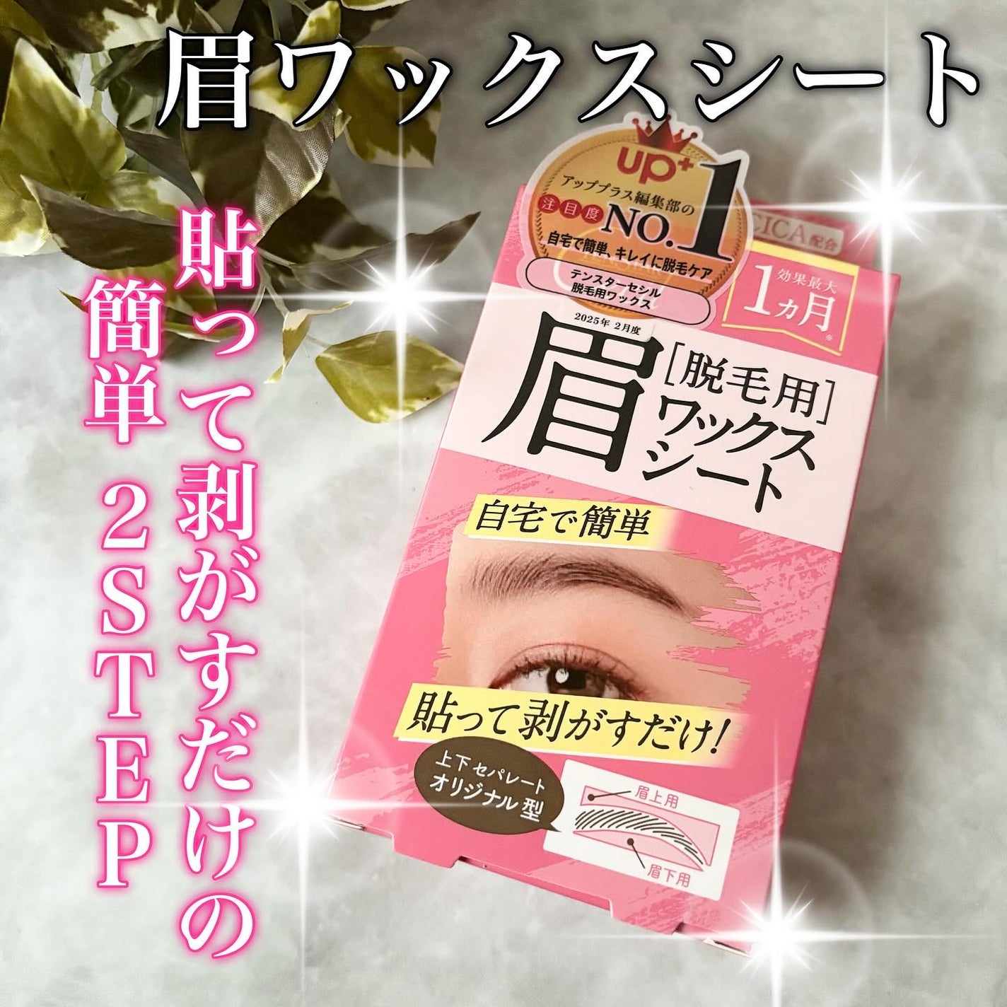 脱毛用眉ワックスシート/テンスター/その他アイブロウを使ったクチコミ(1枚目)