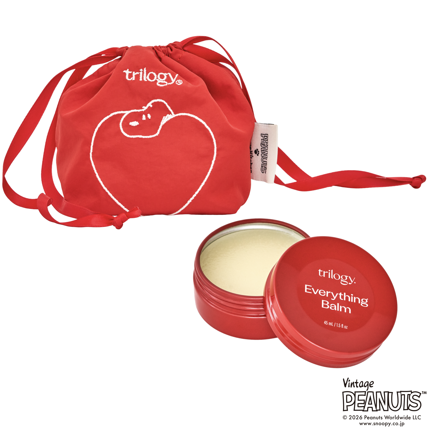 ＜PEANUTS＞エブリシングバーム（巾着入り） / trilogy