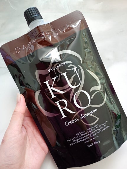 KUROクリームシャンプー/VALANROSE/市販シャンプーを使ったクチコミ(1枚目)