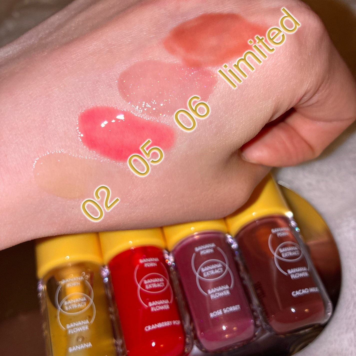 バナナリップオイル/AMUSE/リップオイルを使ったクチコミ(2枚目)