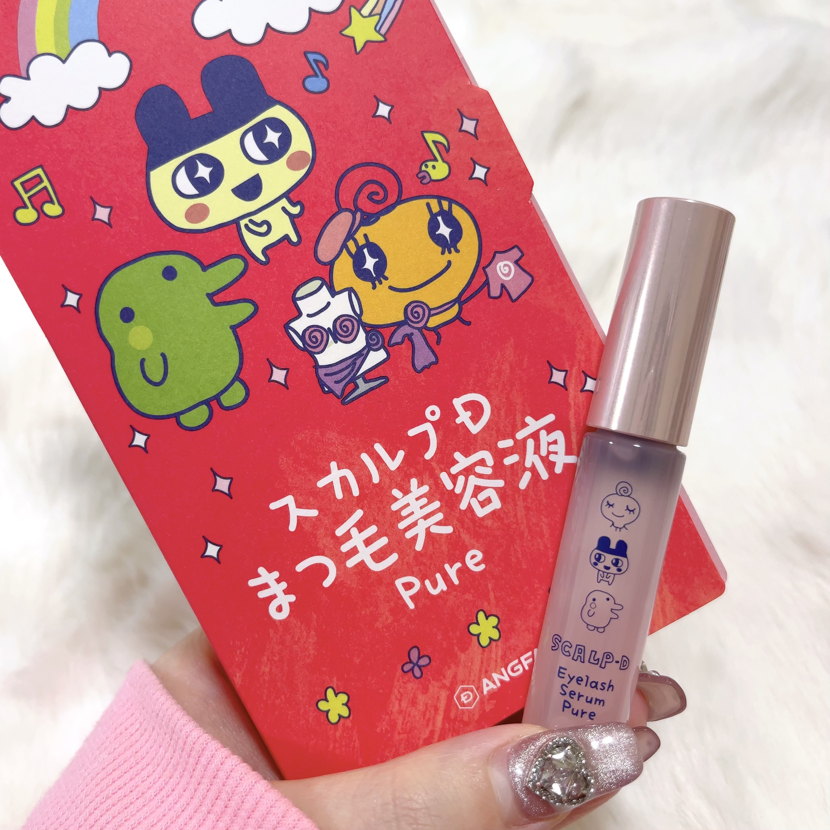 スカルプD アイラッシュセラム ピュア たまごっちデザイン 6mL/アンファー(スカルプD)/まつげ美容液を使ったクチコミ（2枚目）