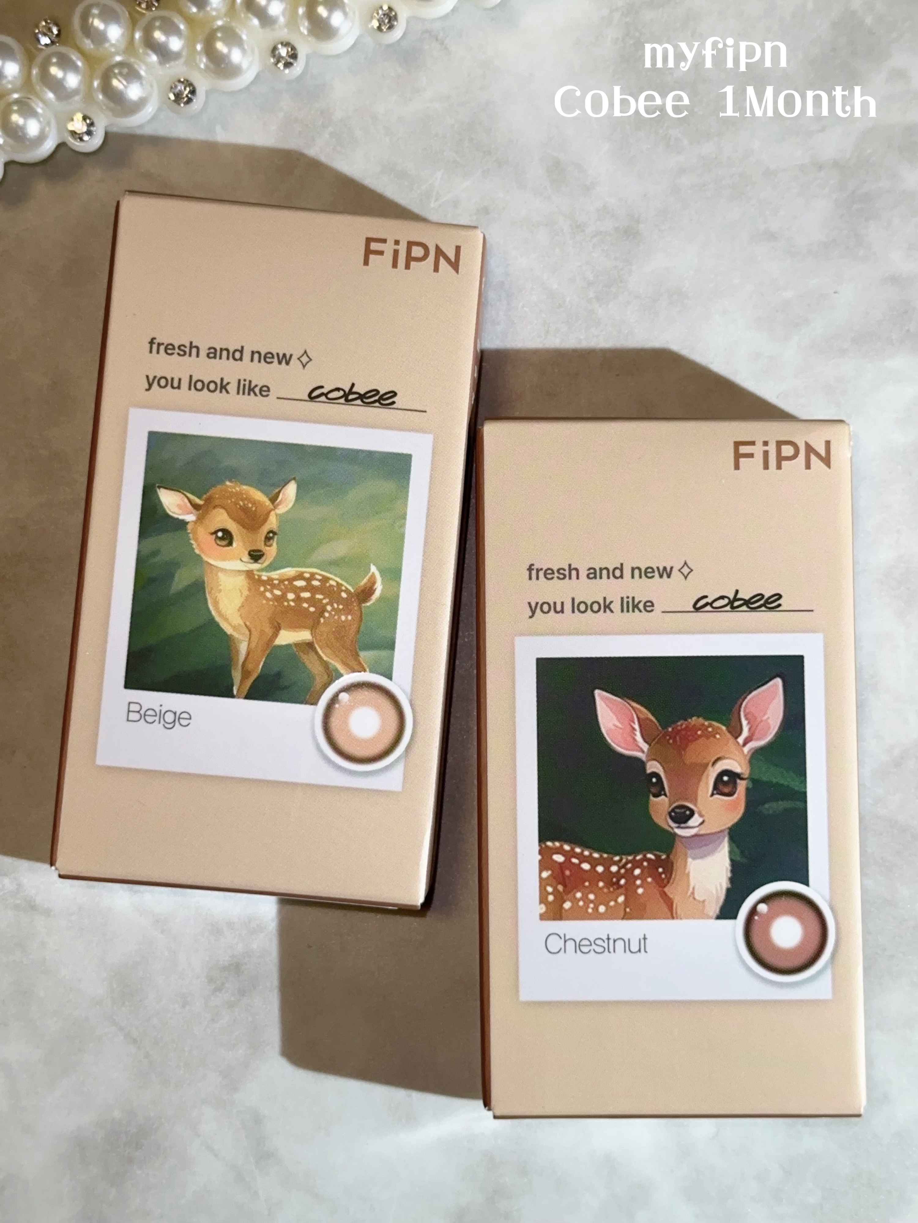 Cobee/myfipn/１ヶ月（１MONTH）カラコンを使ったクチコミ（2枚目）