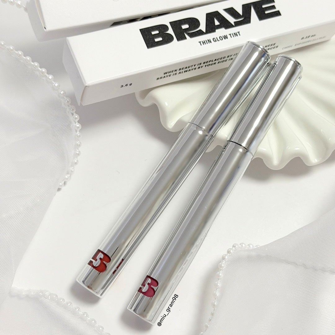 THIN GLOW TINT/BRAYE/口紅を使ったクチコミ(5枚目)