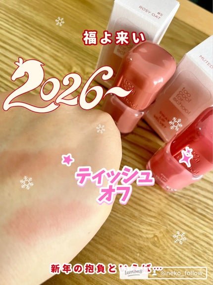 スウェイリップベルベット/too cool for school/リップティントを使ったクチコミ(4枚目)