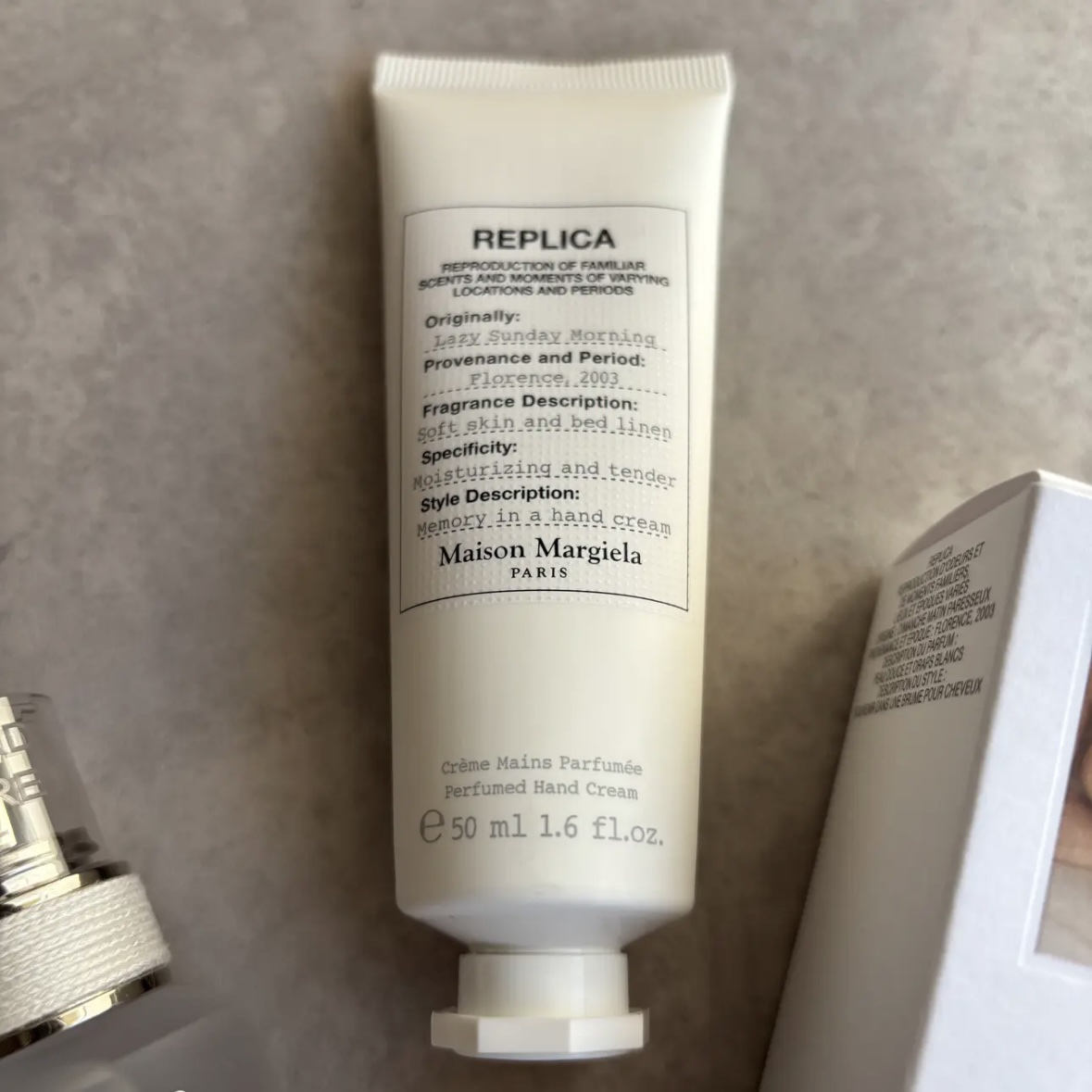 レプリカ ハンドクリーム レイジーサンデー モーニング/Maison Margiela Fragrances/ハンドクリームを使ったクチコミ（1枚目）