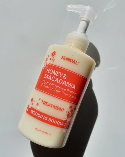 ハニー&マカデミア シャンプー&トリートメント『ウェディングブーケの香り』/KUNDAL/市販シャンプーを使ったクチコミ(4枚目)