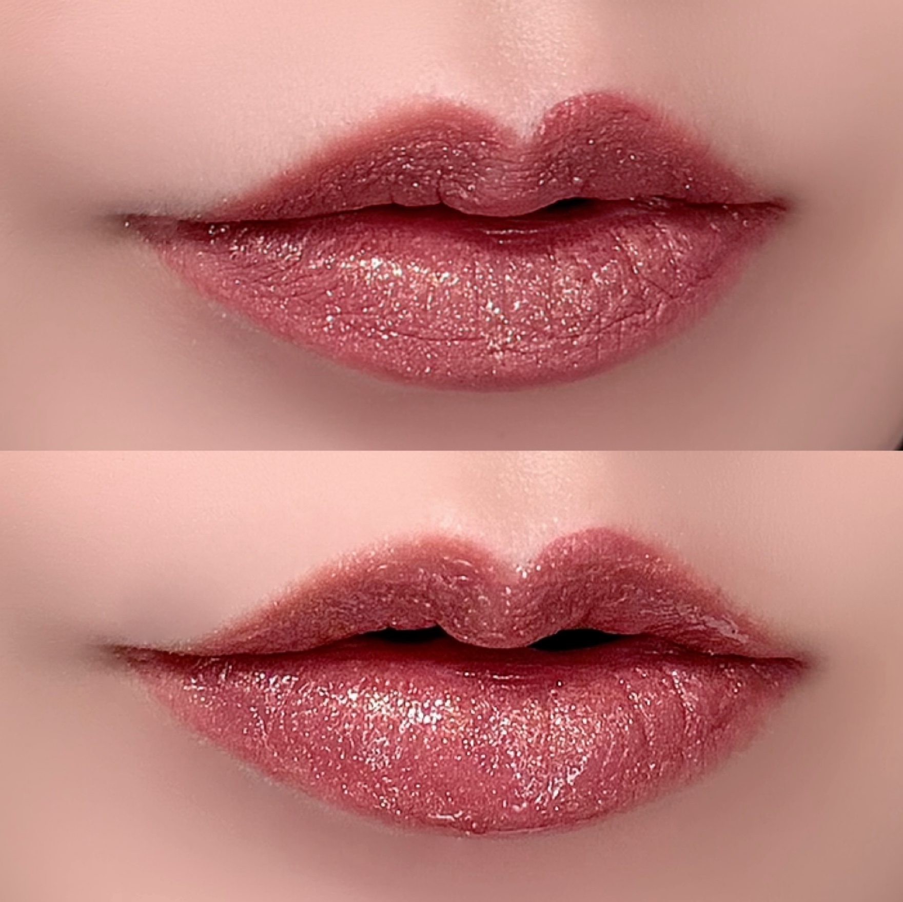 ルージュ ディオール シークイン リキッド デュオ（ホリデーコレクション 2025 限定品）/Dior/口紅・グロス・リップライナー・リップケアを使ったクチコミ（2枚目）