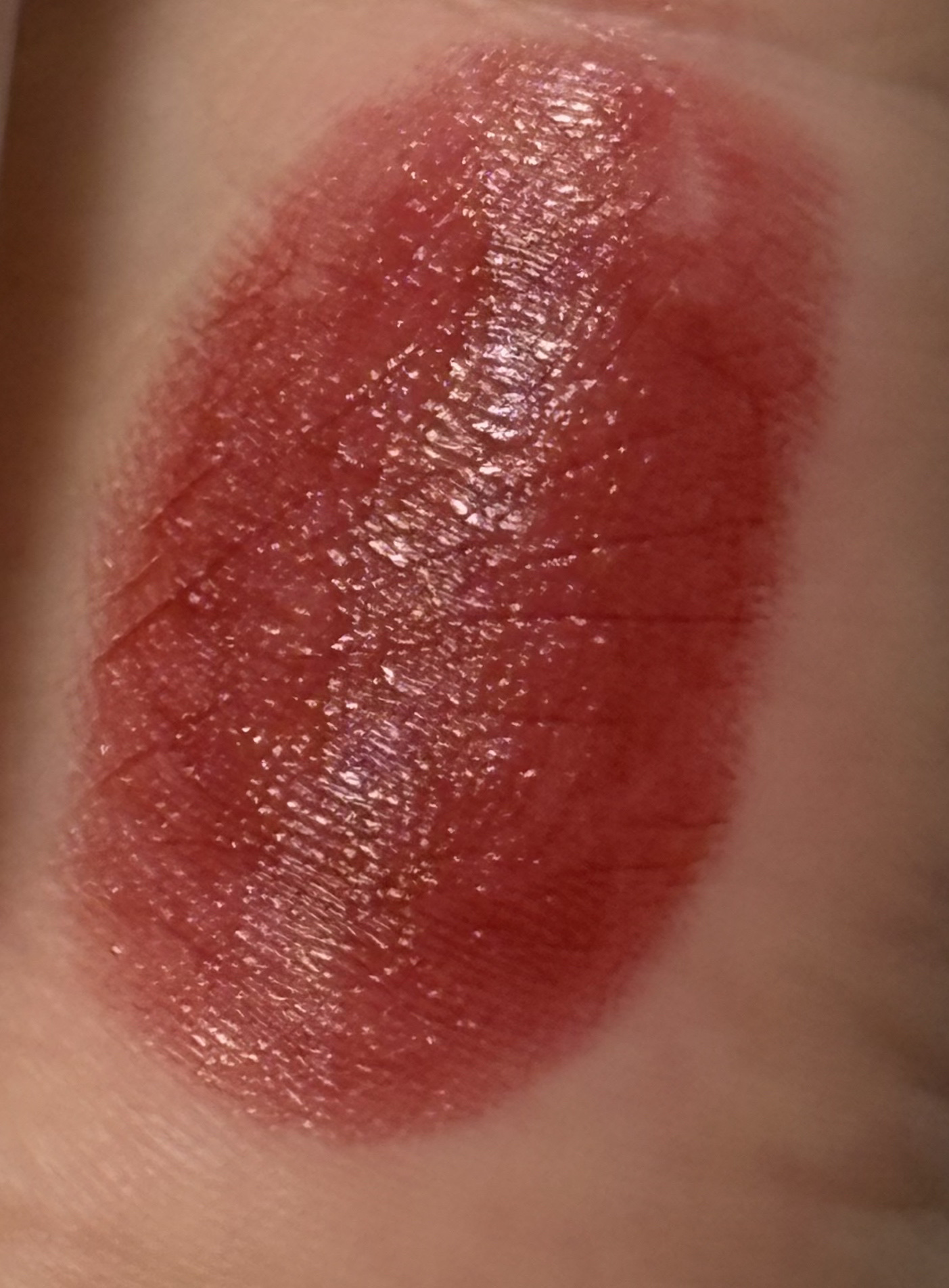 ラスティンググロスリップ 401 レッド系/CEZANNE/口紅を使ったクチコミ（2枚目）