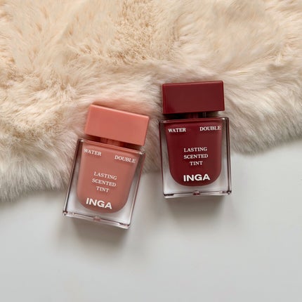 ウォーターダブルラスティングセンティッドティント/INGA/リップティントを使ったクチコミ(4枚目)