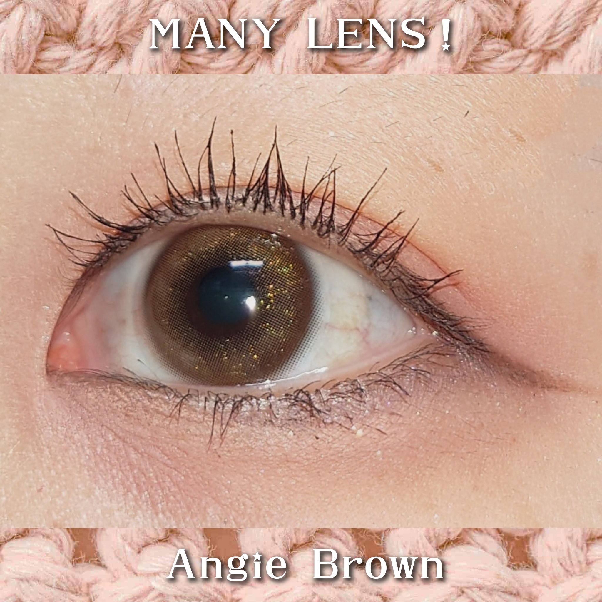 Angie Brown/MANY LENS/カラーコンタクトレンズを使ったクチコミ（3枚目）