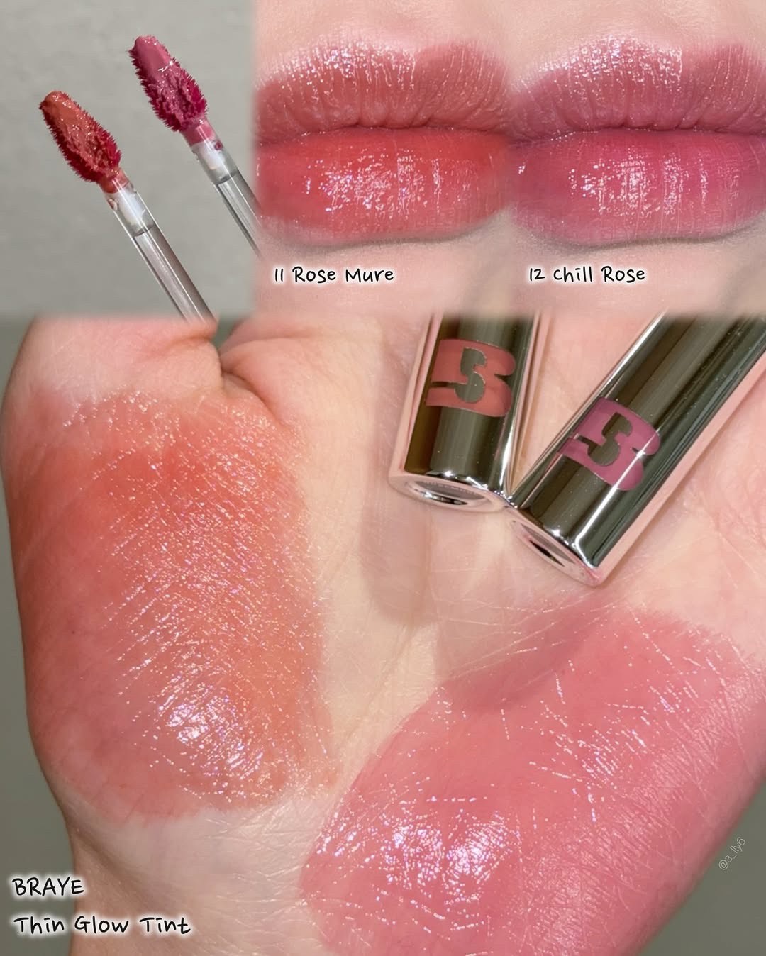 THIN GLOW TINT/BRAYE/口紅を使ったクチコミ（3枚目）