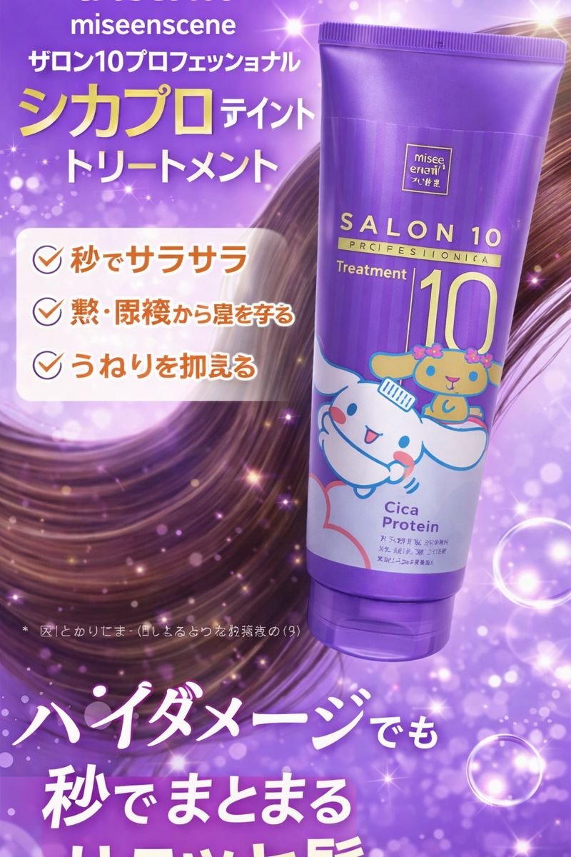 サロン10プロフェッショナルシカプロテイントリートメント/miseenscene/洗い流すヘアトリートメントを使ったクチコミ（1枚目）
