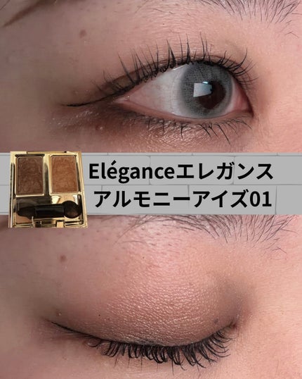 エレガンス アルモニーアイズ/Elégance/アイシャドウパレットを使ったクチコミ(2枚目)