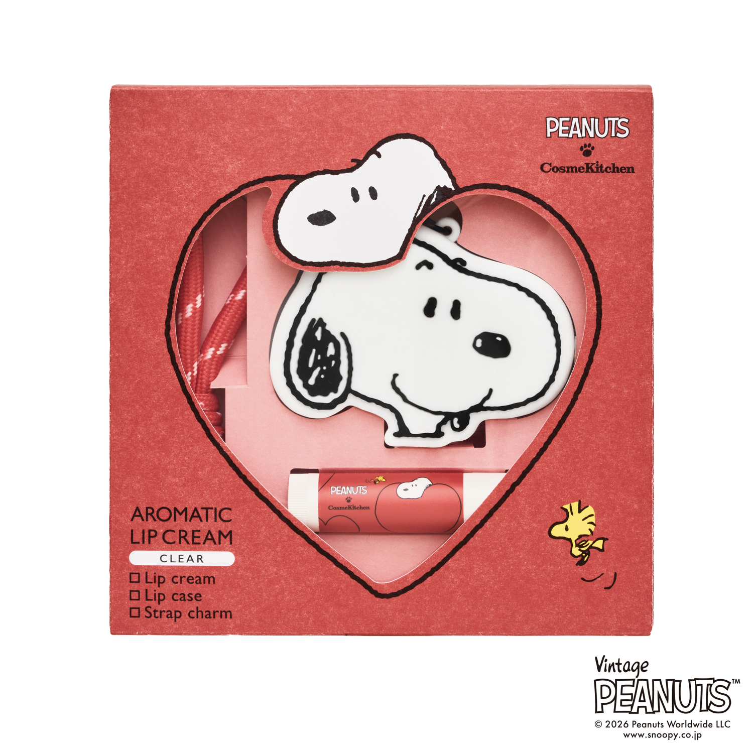 ＜PEANUTS＞アロマティック リップクリーム チャームセット / コスメキッチン