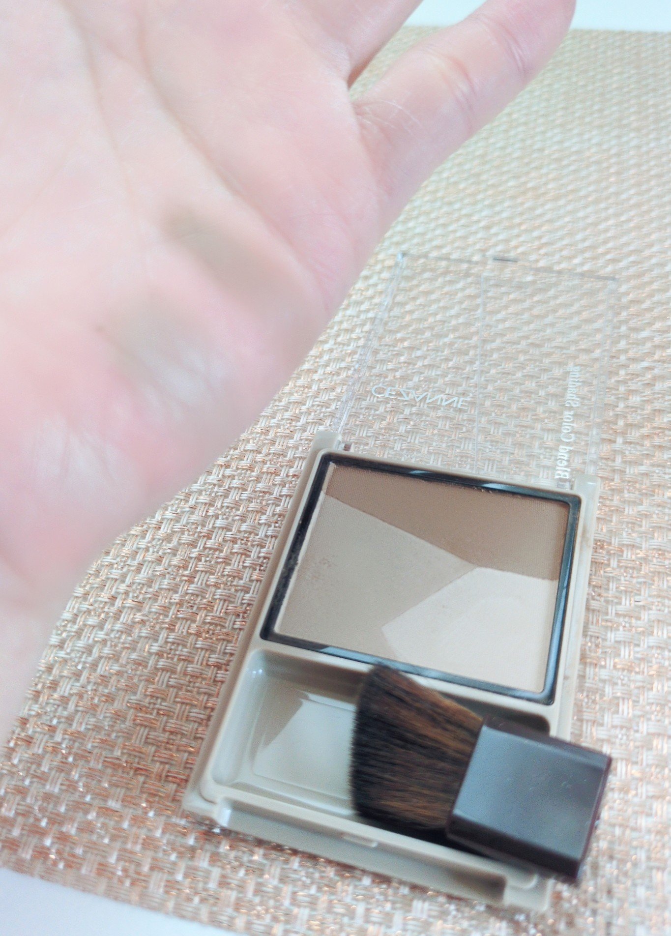 ブレンドカラーシェーディング/CEZANNE/シェーディングを使ったクチコミ（3枚目）