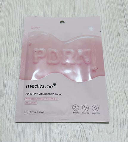 PDRNピンクビタコーティングマスク/MEDICUBE/シートマスク・パックを使ったクチコミ(1枚目)