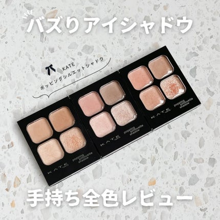 ケイト ポッピングシルエットシャドウ/KATE/アイシャドウパレットを使ったクチコミ(1枚目)