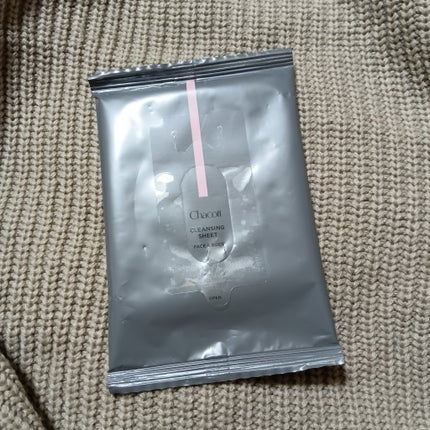 チャコット・コスメティクス クレンジングシートのクチコミ「〘チャコット・コスメティクス クレンジングシート〙
これ1枚で、メイク落とし+洗顔+化粧水。
.....」(1枚目)