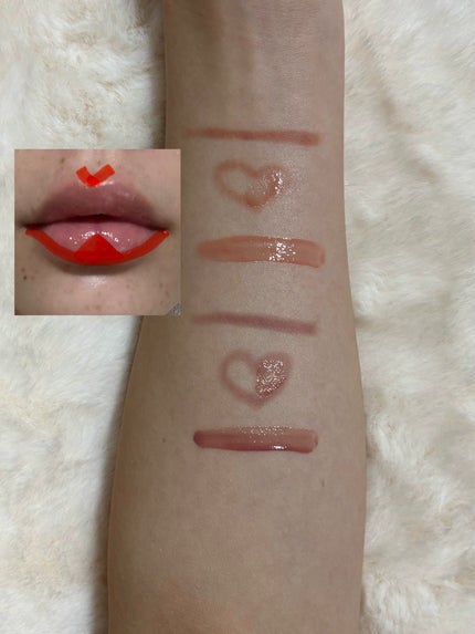 ドットオンムードリップペンシル/Heart Percent/リップライナーを使ったクチコミ(3枚目)