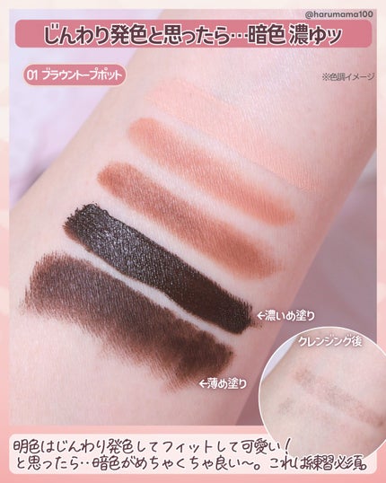 ハンオールアイポットライナー/rom&nd/ジェルアイライナーを使ったクチコミ(3枚目)