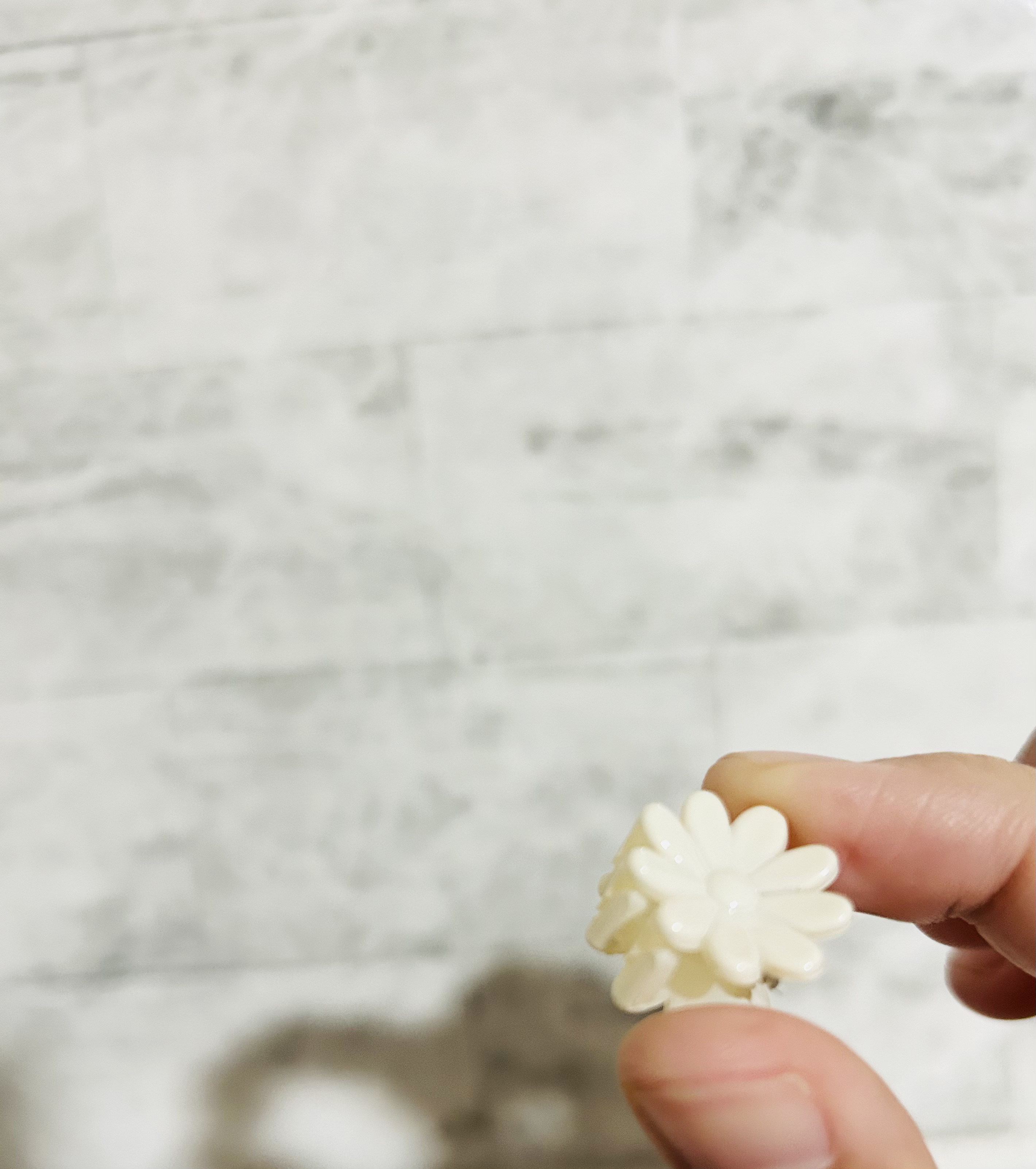 バンスクリップ　ミニ/セリア/ヘアアクセサリーを使ったクチコミ（3枚目）