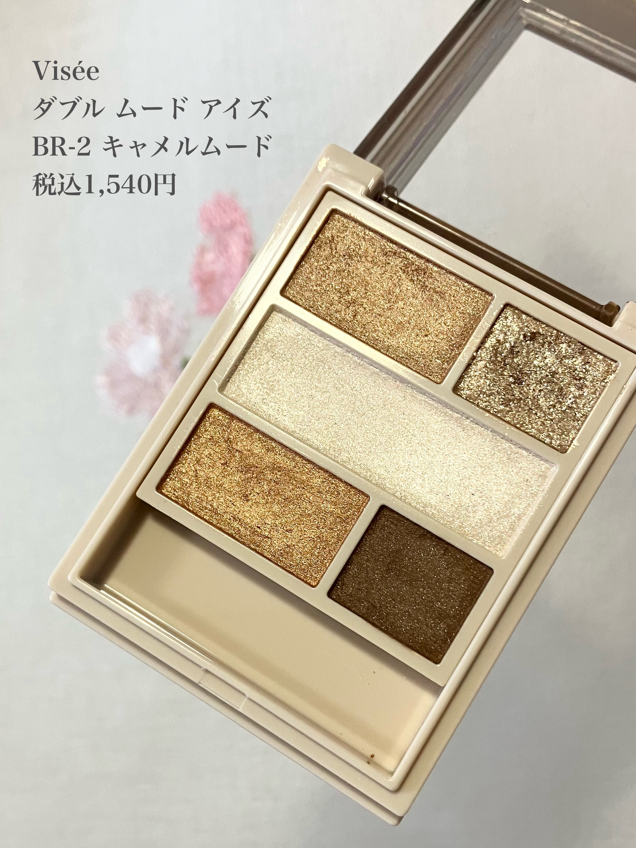 ダブル ムード アイズ/Visée/アイシャドウパレットを使ったクチコミ（2枚目）