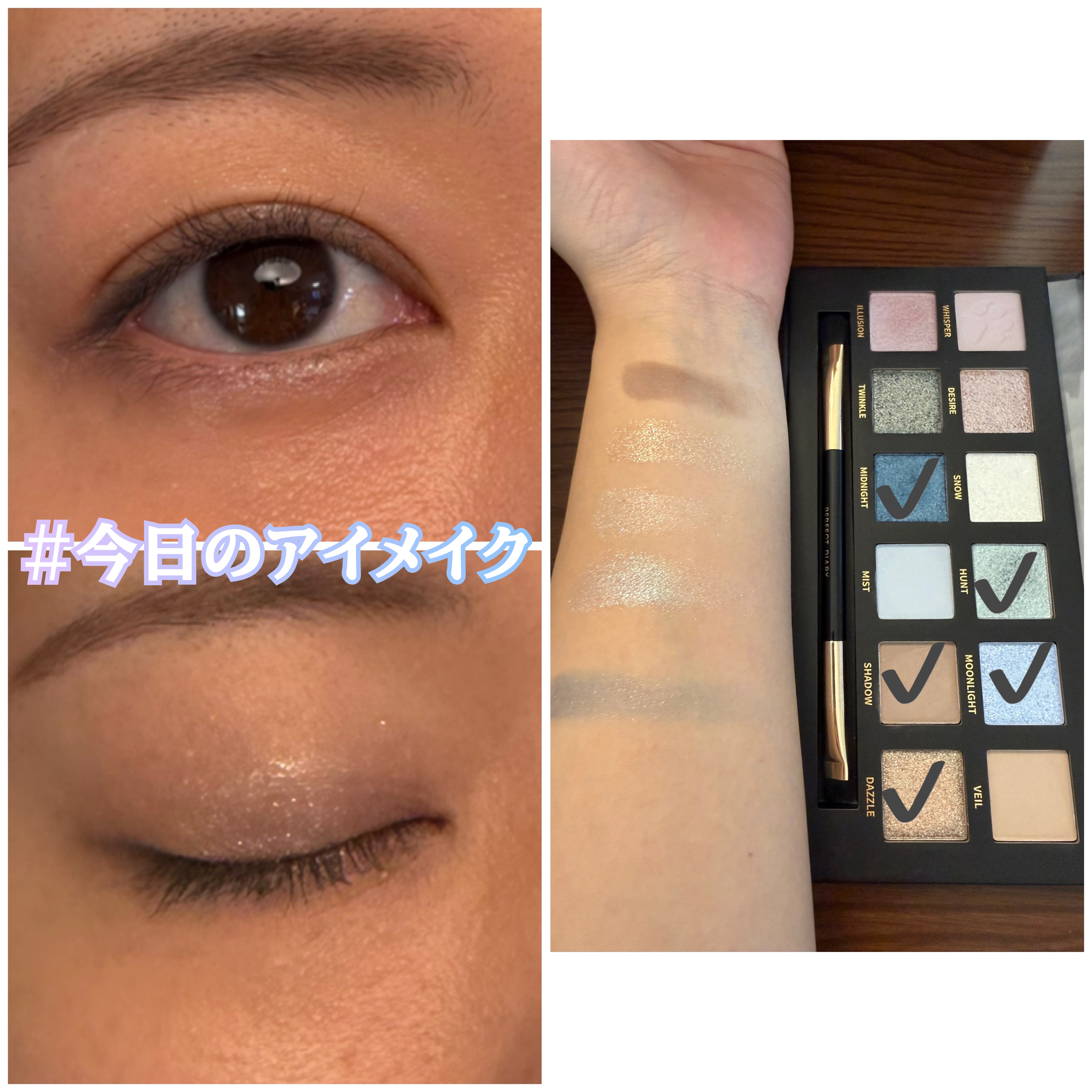 エクスプローラ12色 動物アイシャドウパレット/PERFECT DIARY/アイシャドウパレットを使ったクチコミ（1枚目）