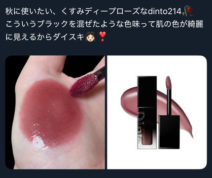 ブラーグロイリップティント/Dinto/リップティントを使ったクチコミ(1枚目)