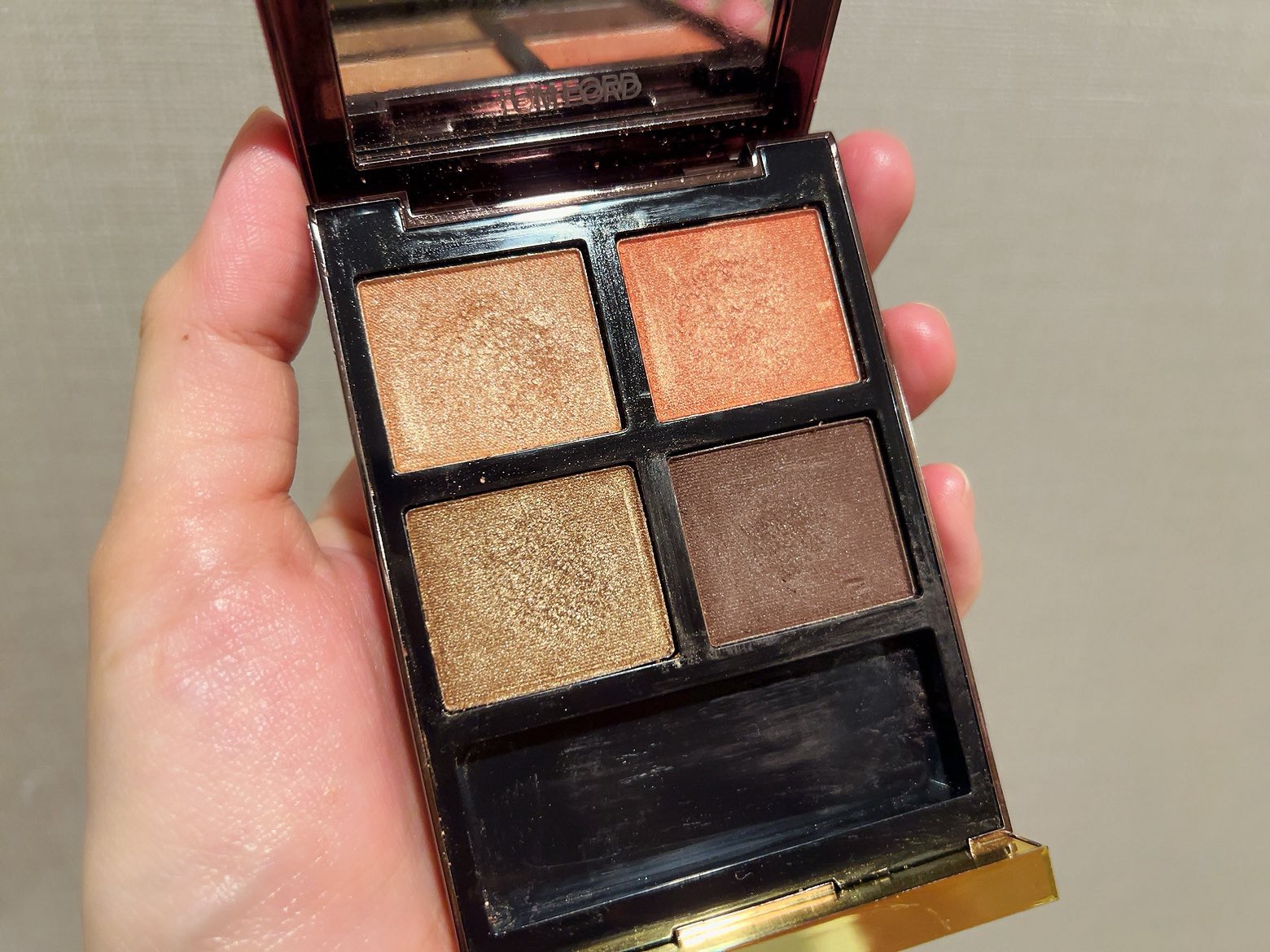 アイ カラー クォード C  36 タイガー アイ/TOM FORD BEAUTY/アイシャドウパレットを使ったクチコミ（1枚目）