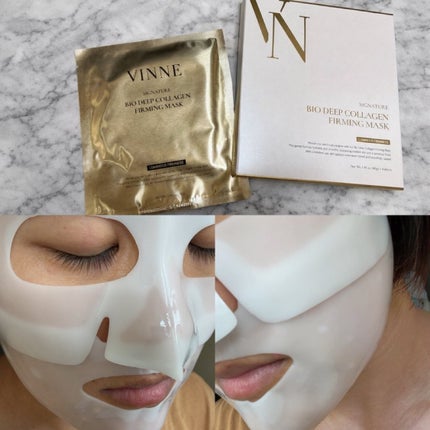 シグニチャーバイオディープコラーゲンファーミングマスク/VINNE /シートマスク・パックを使ったクチコミ(1枚目)
