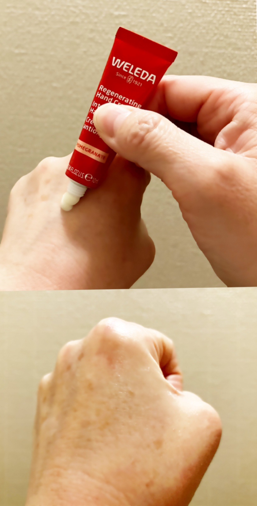 ざくろ ハンドクリーム/WELEDA/ハンドクリームを使ったクチコミ（2枚目）