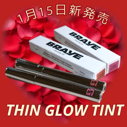 THIN GLOW TINT/BRAYE/口紅を使ったクチコミ(1枚目)