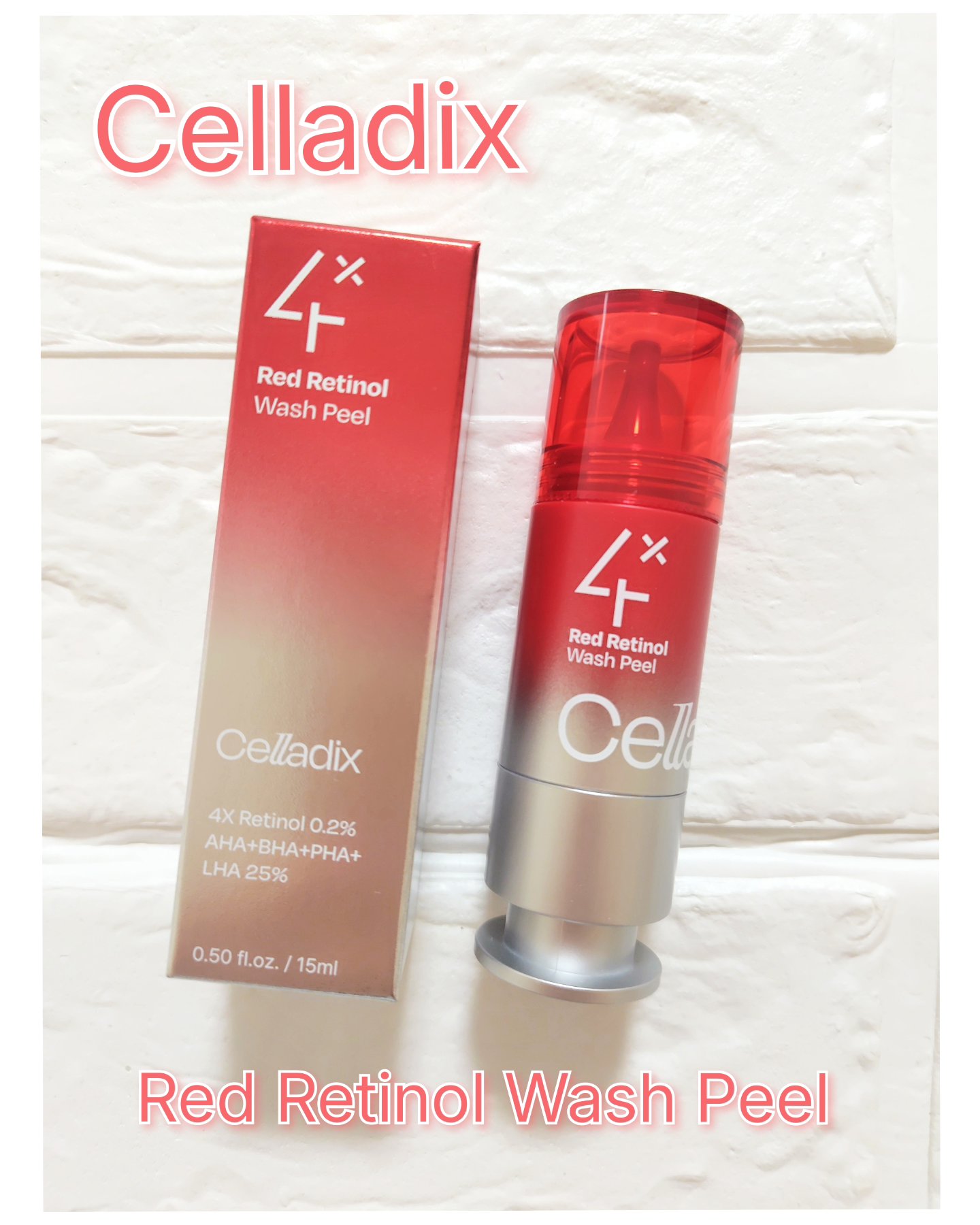 レッドレチノールウォッシュピール/Celladix/ピーリングを使ったクチコミ（1枚目）