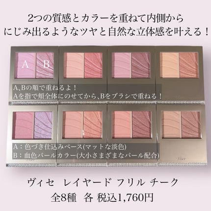 レイヤード フルリ チーク/Visée/パウダーチークを使ったクチコミ(2枚目)