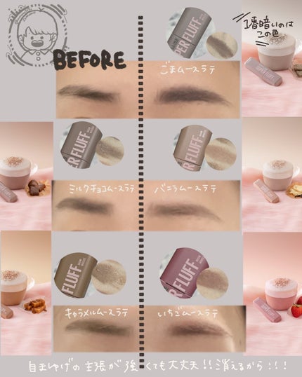 SP フラッフ ブロウ ムース/MAYBELLINE NEW YORK/眉マスカラを使ったクチコミ(4枚目)