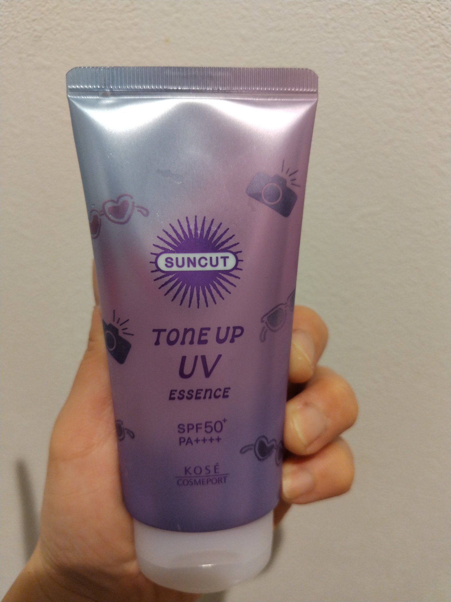 サンカットR トーンアップUV エッセンス/サンカット®/日焼け止めローションを使ったクチコミ（1枚目）