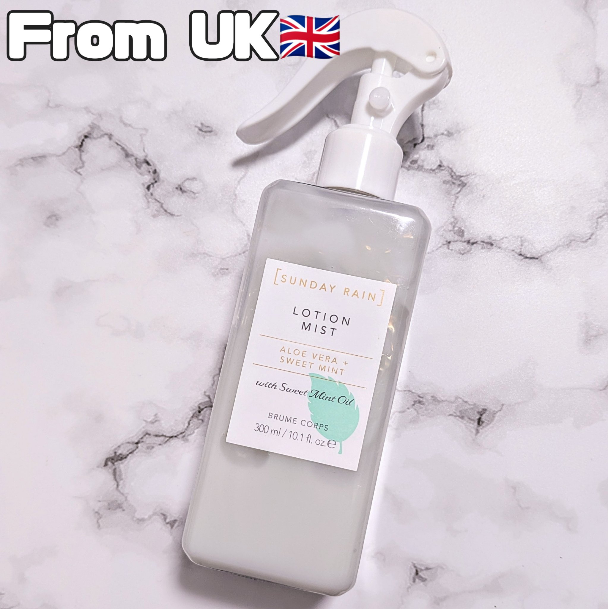Aloe Vera+Sweet Mint Lotion Mist/Sunday Rain/ボディローションを使ったクチコミ（1枚目）