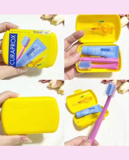 CURAPROX トラベルセット クラプロックスビーユーのクチコミ「❤︎ @beautygram_yuri❤︎❤︎❤︎他の投稿も見てね❤︎
今回紹介するのは、
.....」(3枚目)