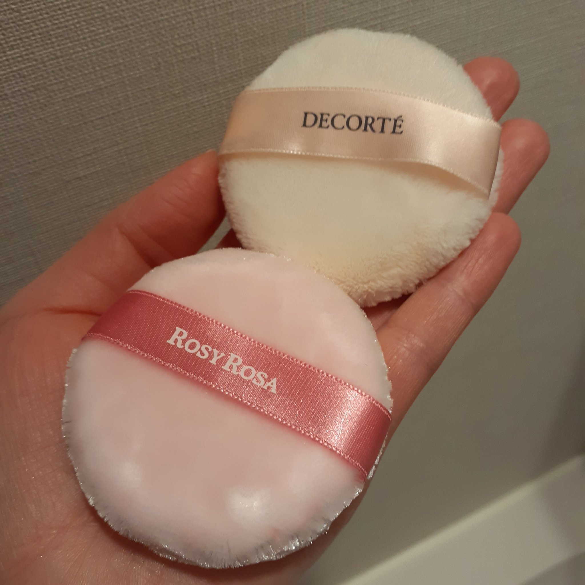 ビロードタッチパフ 2P/ロージーローザ/パフ・スポンジを使ったクチコミ（3枚目）