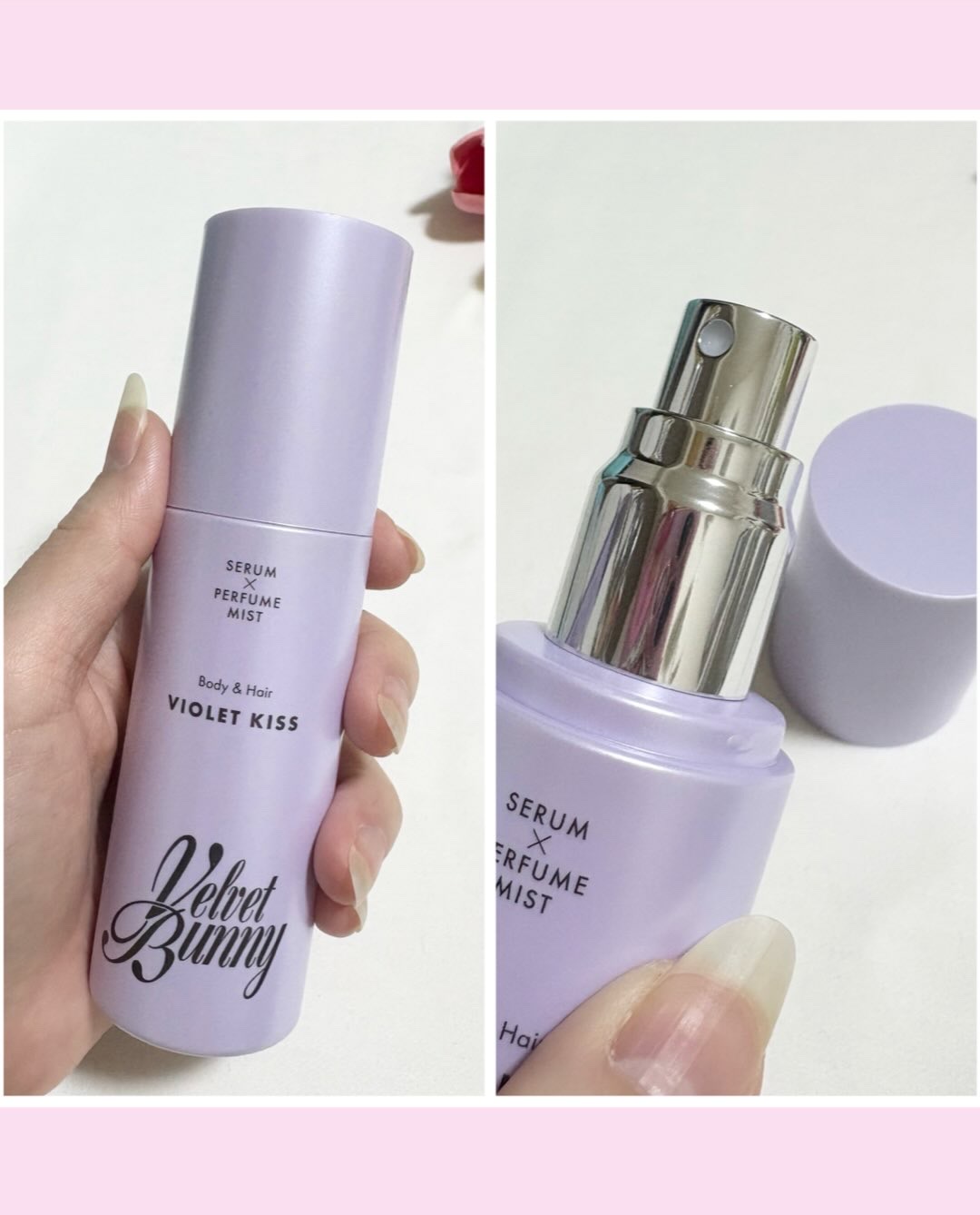 セラム X パフュームミスト VIOLET KISS/Velvet Bunny/香水(レディース)を使ったクチコミ（3枚目）