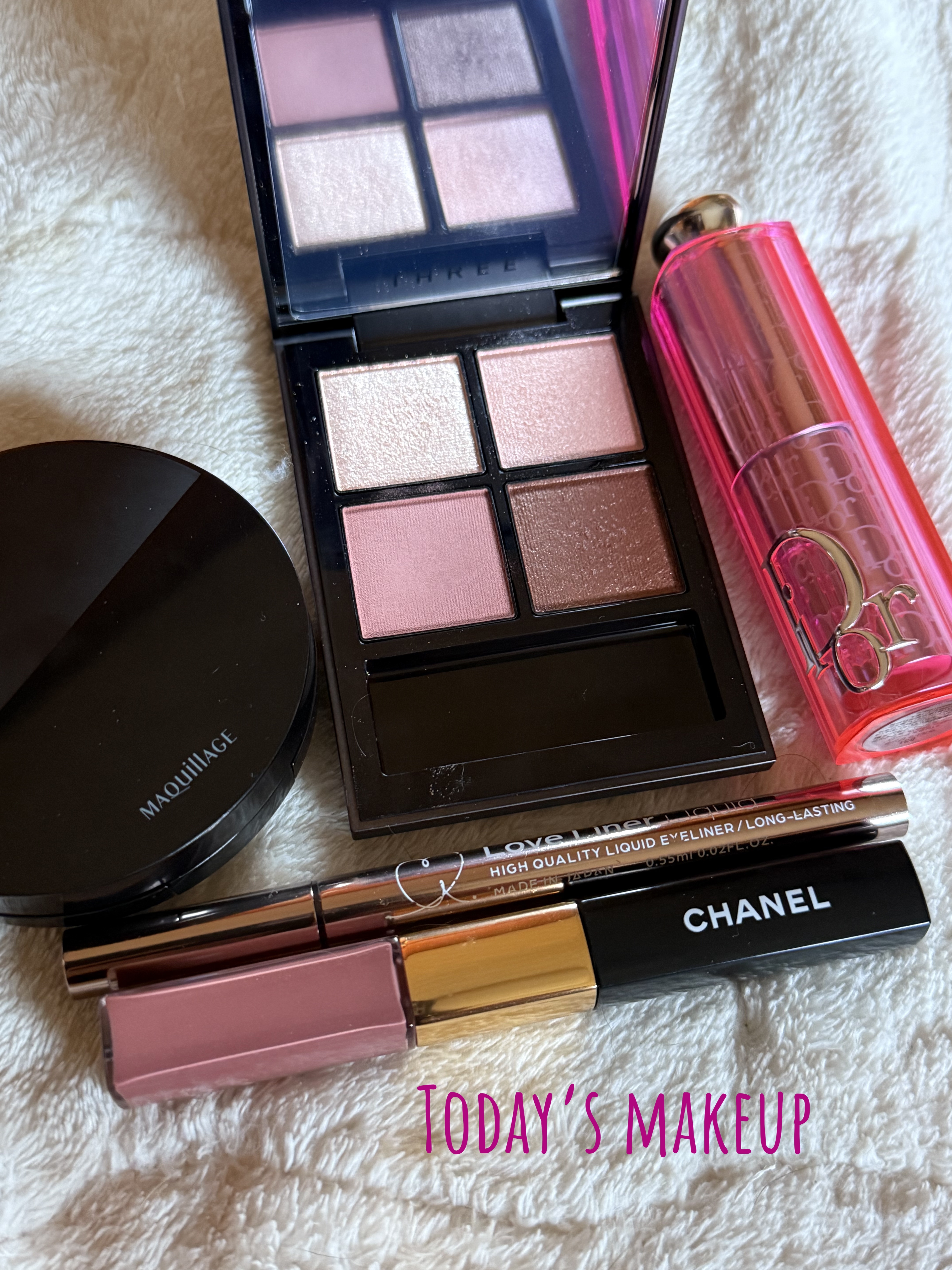 THREE スターゲージング アイシャドウクアッド 09  FLOWER SPACE/THREE/アイシャドウパレットを使ったクチコミ（1枚目）