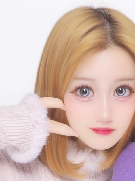 Mxxxnu 1month pure star moon olive（ムーンオリーブ）/Mxxxnu/１ヶ月（１MONTH）カラコンを使ったクチコミ（3枚目）