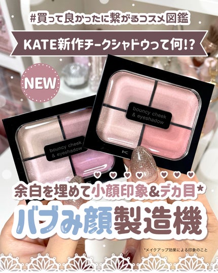 バウンシーチークシャドウ/KATE/マルチパレットを使ったクチコミ(1枚目)