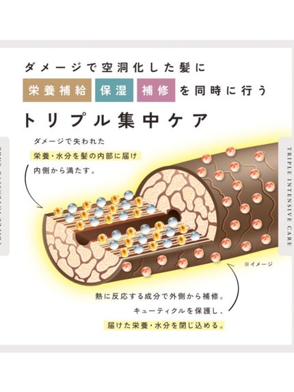 リペアモイストヘアミルク/ILMICA/ヘアミルクを使ったクチコミ(3枚目)