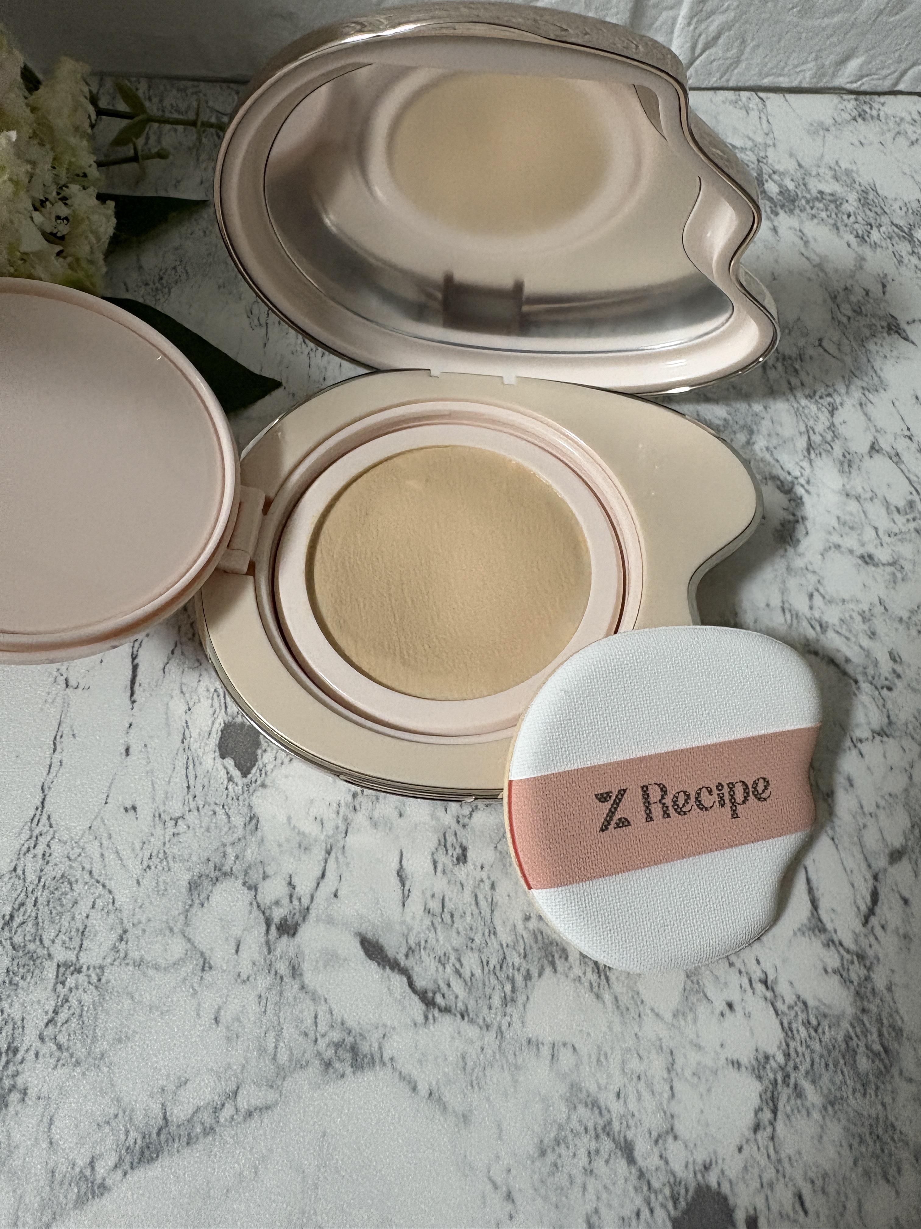 Xファイン サテンウェア メッシュクッション/%Recipe/クッションファンデーションを使ったクチコミ（3枚目）