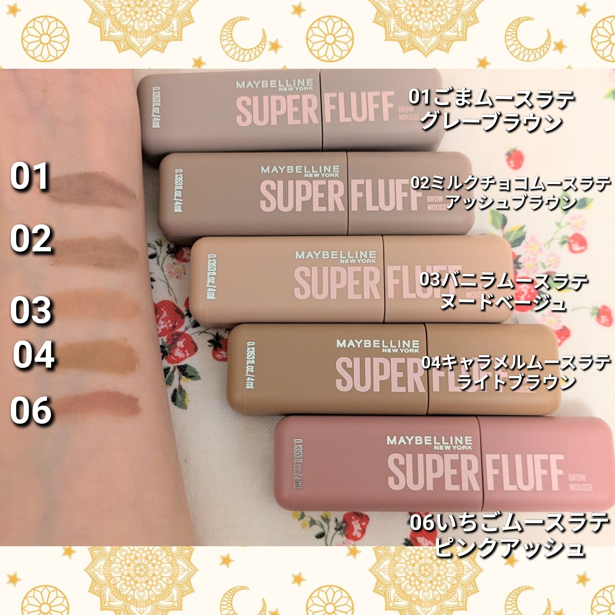 ＳＰ フラッフ ブロウ ムース/MAYBELLINE NEW YORK/眉マスカラを使ったクチコミ（3枚目）