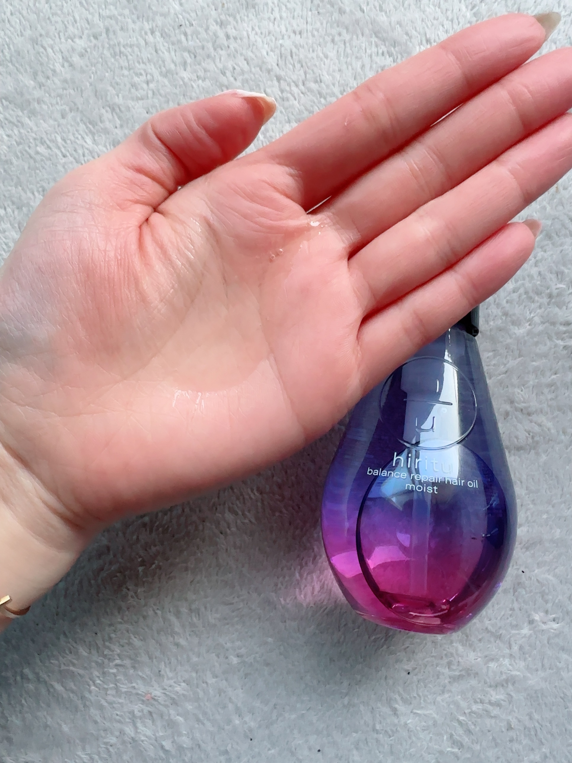 バランスリペアヘアオイル モイスト/hiritu/ヘアオイルを使ったクチコミ（2枚目）