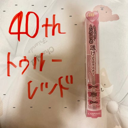 クリーミータッチライナー シアー/キャンメイク/ジェルアイライナーを使ったクチコミ(1枚目)